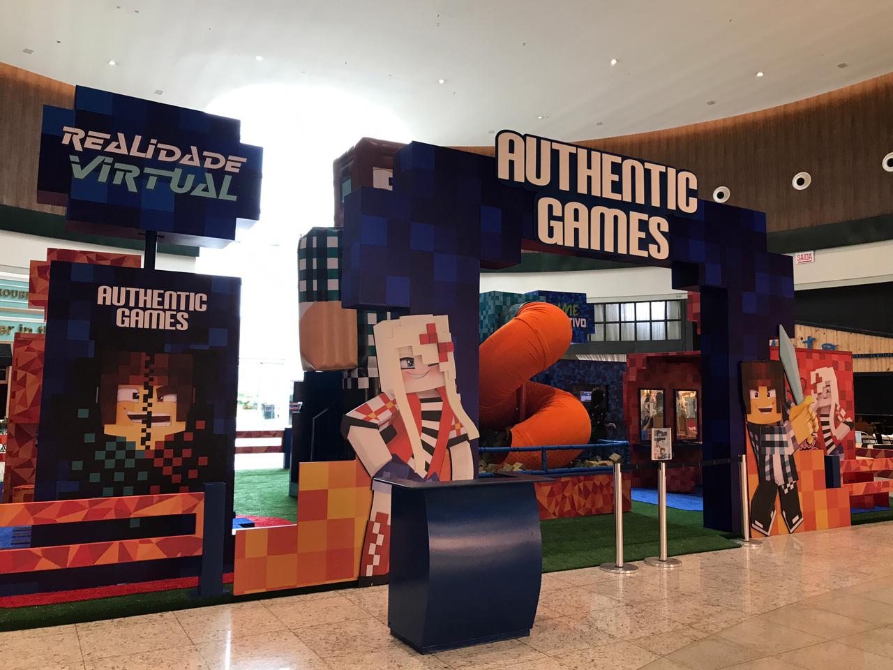 r Authentic Games apresenta espetáculo com música e jogos em Cuiabá, Mato Grosso